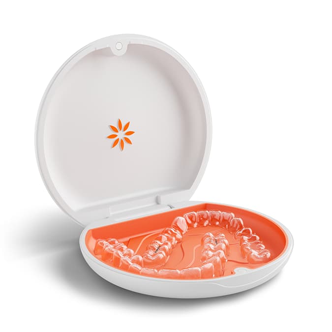 Vivera Retainers in their case